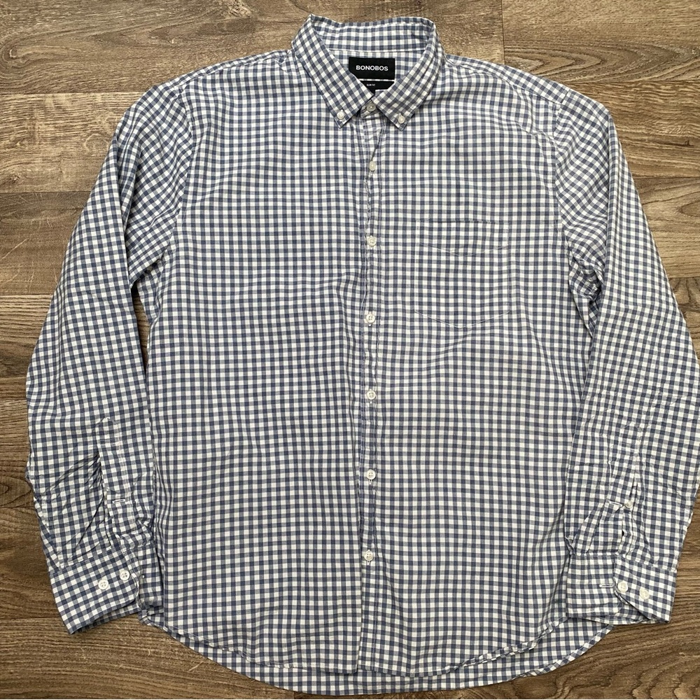 Bonobos Checkered Button Down Shirt - Picture 10 of 12